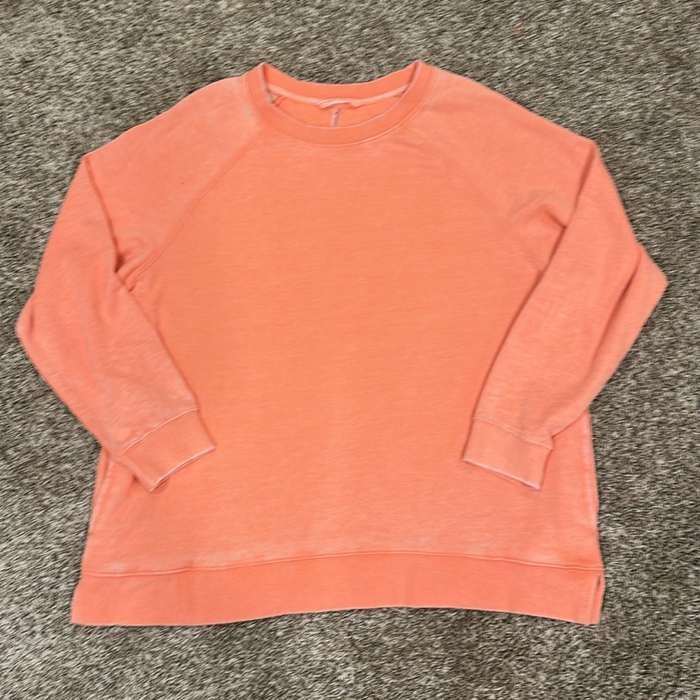 Free People Movement Playbook Crewneck Pullover Sweatshirt with Pockets - Picture 4 of 6